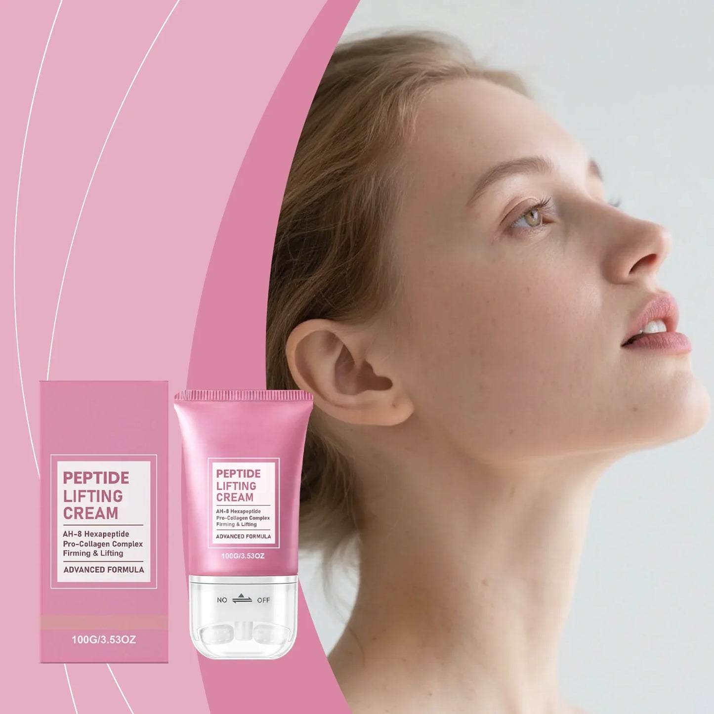 AH-8 Firming Neck Roller Cream – Lift, Tighten & Fade Fine Lines