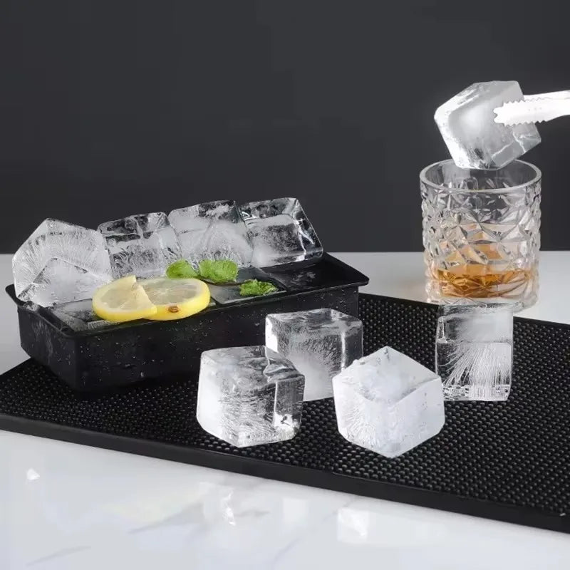 Silicone Ice Cube Mold & Ice Ball Maker | 4/6/8/15 Compartments