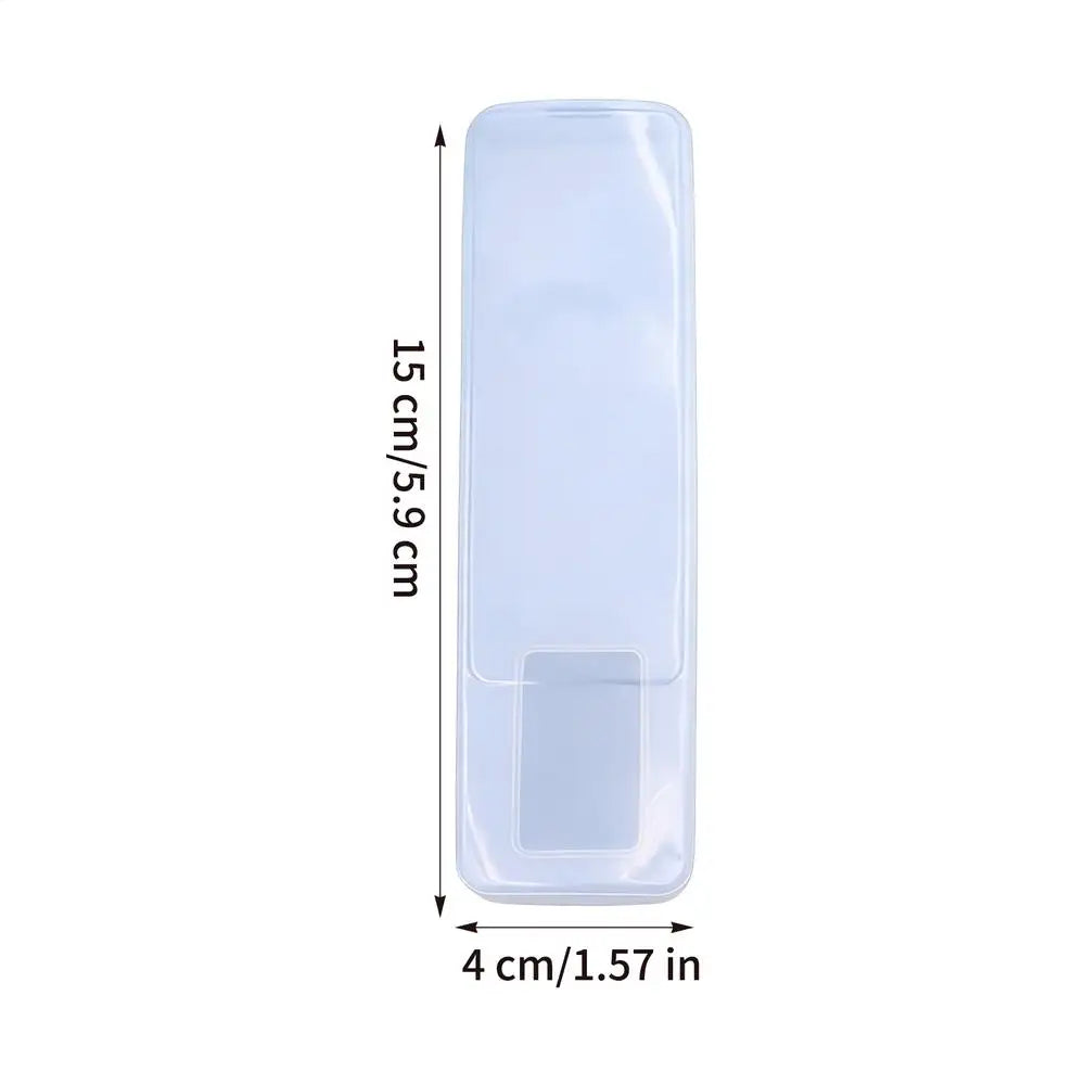 Silicone Remote Cover Transparent Protective Sleeve Universal for TV AC Audio Remote, Home Living Room, Dustproof Anti-Slip ﻿ Peaceful Pleasures Health and Wellness 1PC