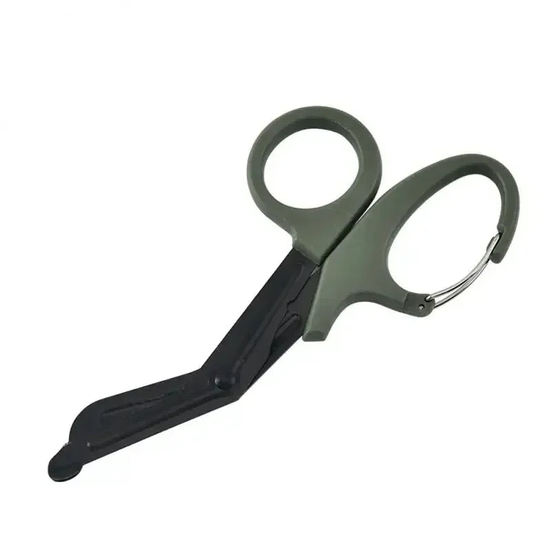 15/18.5cm Rescue EMT Trauma Bandage Shears Medical Scissors Emergency EDC Outdoor Tactical Gear First Aid Trauma Kit Peaceful Pleasures Health and Wellness green 15cm