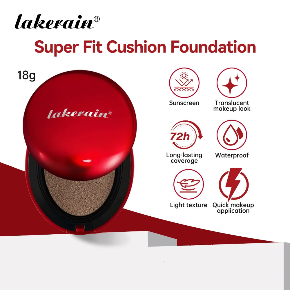 Red Cushion Foundation | Full coverage, lightweight, fits well, satin finish, Korean Cushion Foundation Peaceful Pleasures Health and Wellness
