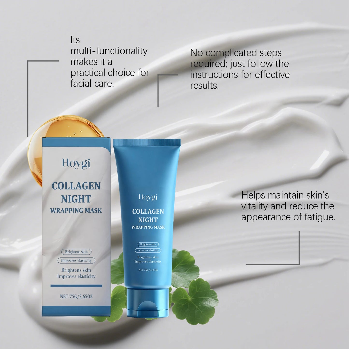 Collagen Peel-Off Face Mask | Hyaluronic Acid & Centella Asiatica