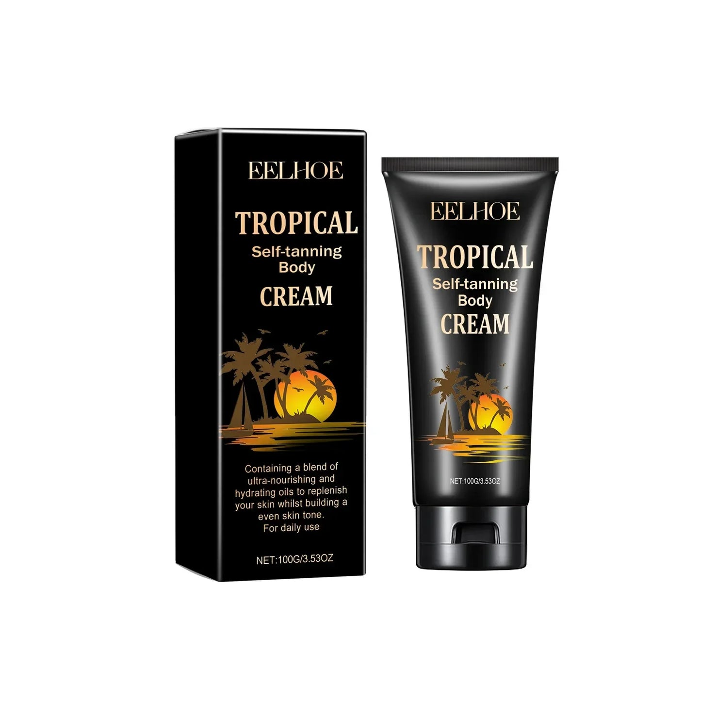 EELHOE Self-Tanning Cream – Natural Bronzer & Body Tan
