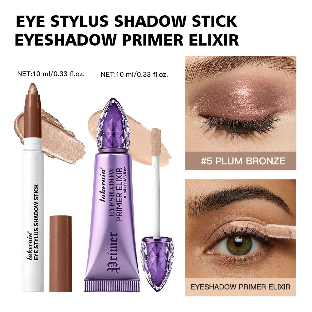 ibcccndc Eyeshadow Primer & Stick Combo – Waterproof, High Pigment