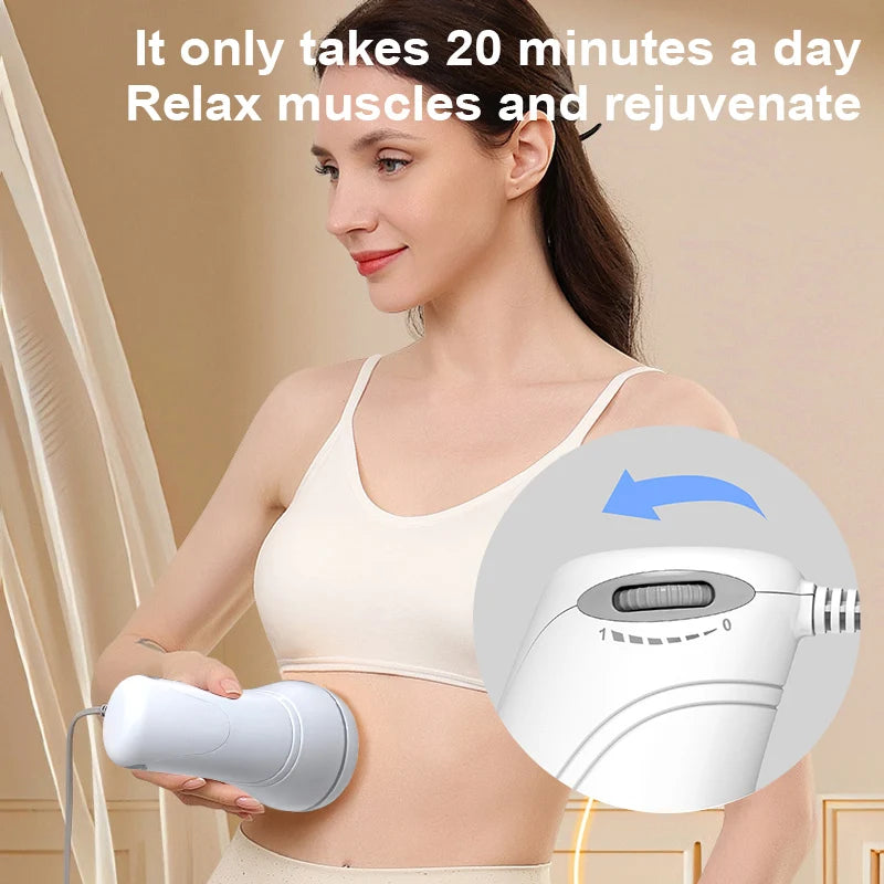 Home Appliance Massager, Multifunctional Household Massager, Abdominal Massage, Unisex, Full-Body Comfort Massager, Adjustable Multi-Speed Massage, Equipped with 8 Massage Heads, Suitable for Full-Body Relaxation, Muscle Rela Peaceful Pleasures Health and Wellness