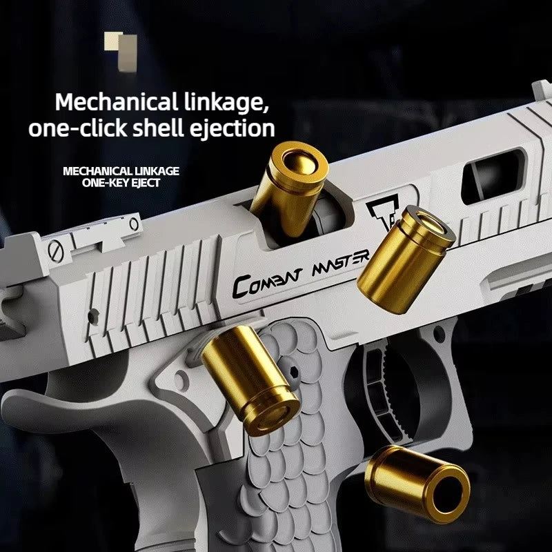 Csnoobs 2011 Continuous Shooting Throwing Shell Toy Gun Radish Gun Revolver Empty Shell Outdoor Game Birthday Gift Peaceful Pleasures Health and Wellness