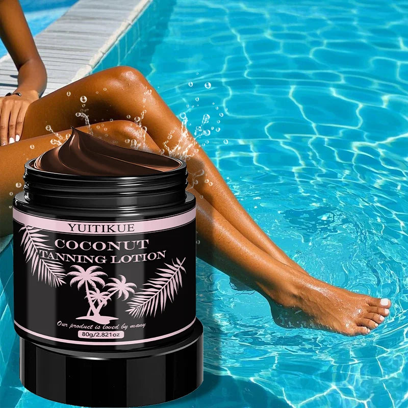YUITIKUE Coconut Sunless Tanner – Hydrating Self Tanning Cream Sunless Self Tanner Peaceful Pleasures Health and Wellness Default Title