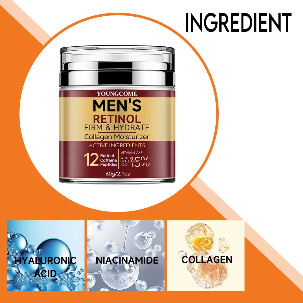 LGRAMER Men's Retinol & Collagen Firming Face Cream 30g/60g