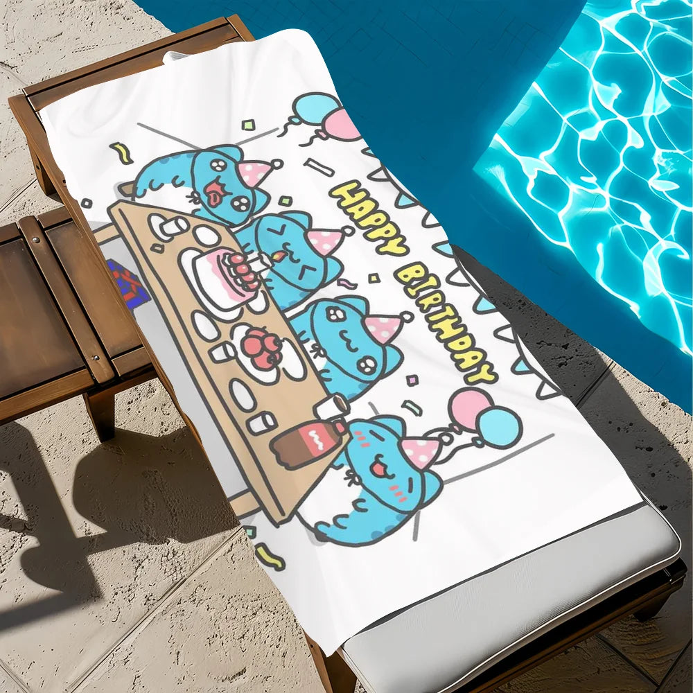 Bugcat Capoo Anime Beach Towel – Quick Dry, Soft, 11 Sizes Anime Beach Towel Peaceful Pleasures Health and Wellness z6 STJ150x180CM