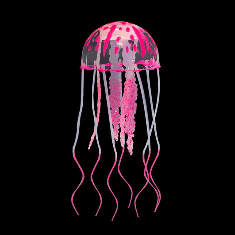 Luminous Jellyfish Aquarium Ornament | Glowing Fish Tank Decor