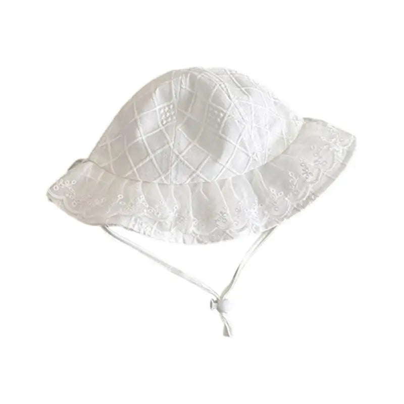 Baby Fisherman Sun Hat | Lace Cotton Infant Bucket Hat