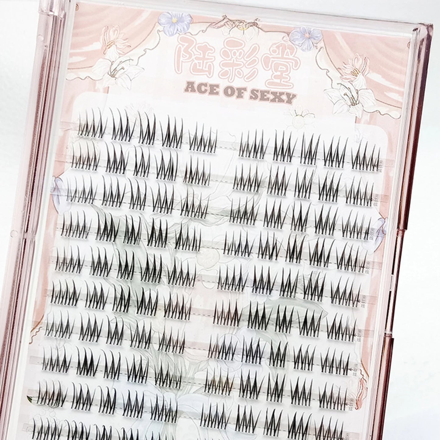 10-Row Fluffy Cluster Lashes | 9–13mm DIY Lash Extensions