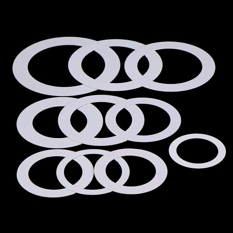 LED Spotlight Downlight O Rings White Lampshade Ring Adapter Concealed Spacers Shims Washer Light Stand Extension Gasket Peaceful Pleasures Health and Wellness