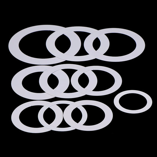 LED Spotlight Downlight O Rings White Lampshade Ring Adapter Concealed Spacers Shims Washer Light Stand Extension Gasket Peaceful Pleasures Health and Wellness