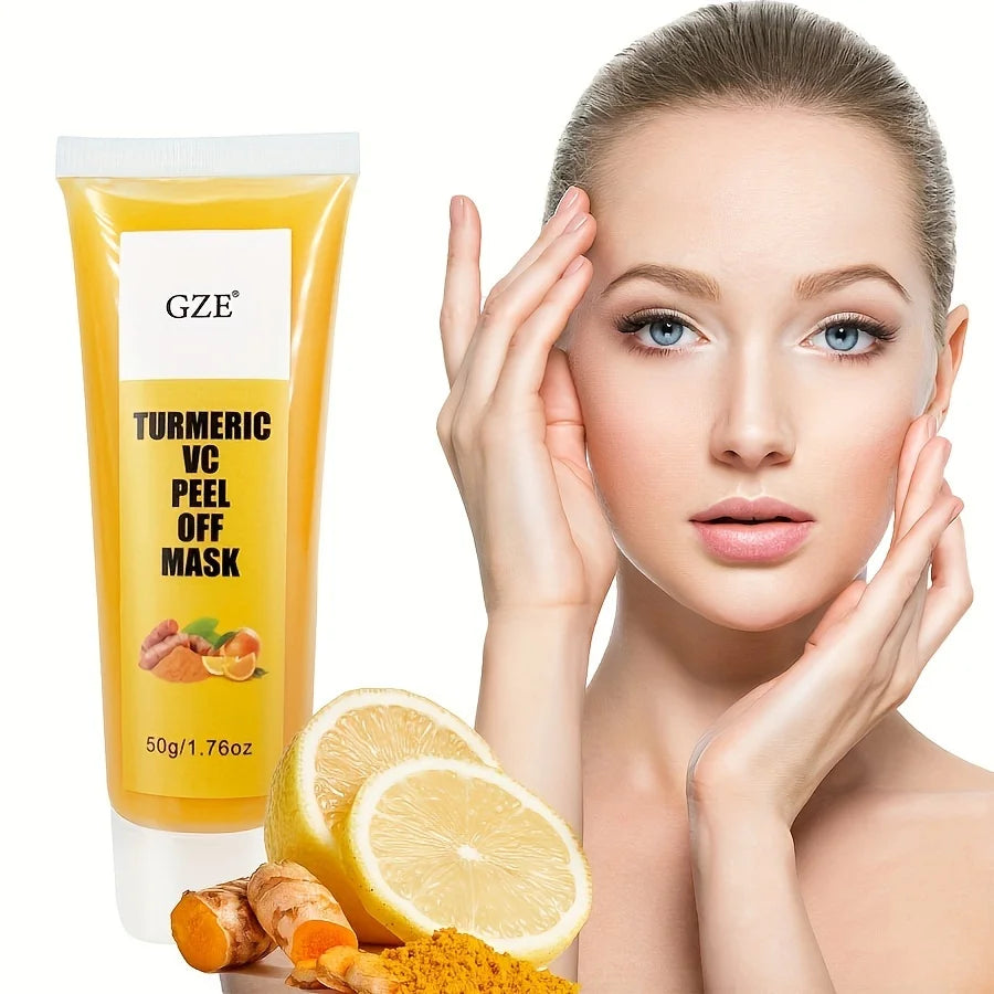 GZE Turmeric Vitamin C Peel-Off Mask – Anti-Aging & Brightening