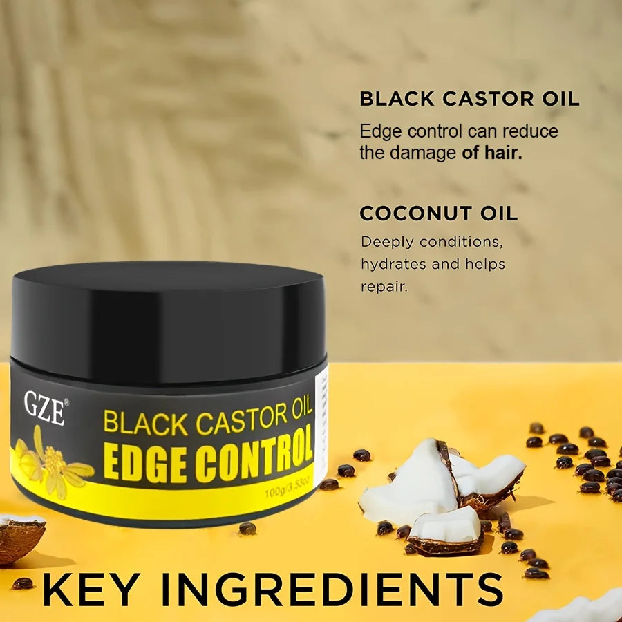 GZE African Black Castor Extra Hold Braid & Twist Styling Gel Hair Styling Gel Peaceful Pleasures Health and Wellness