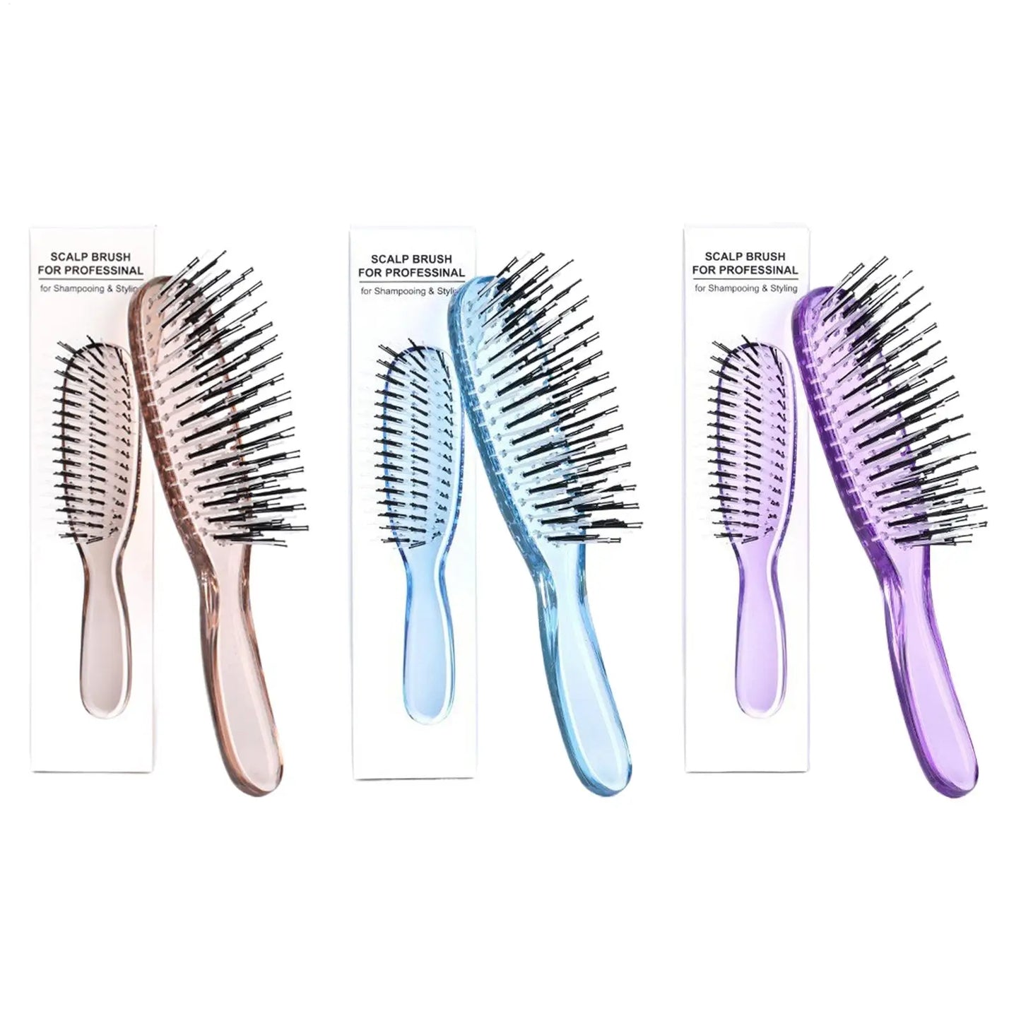 Scalp Massager Shampoo Brush | Detangling Hair Comb 3 Colors