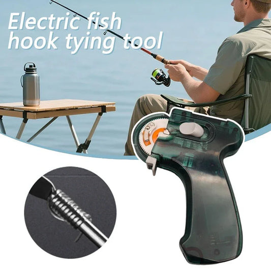 Electric Fishing Hook Tying Tool – Automatic Fast Knot Tyer for All Hook Sizes Peaceful Pleasures Health and Wellness