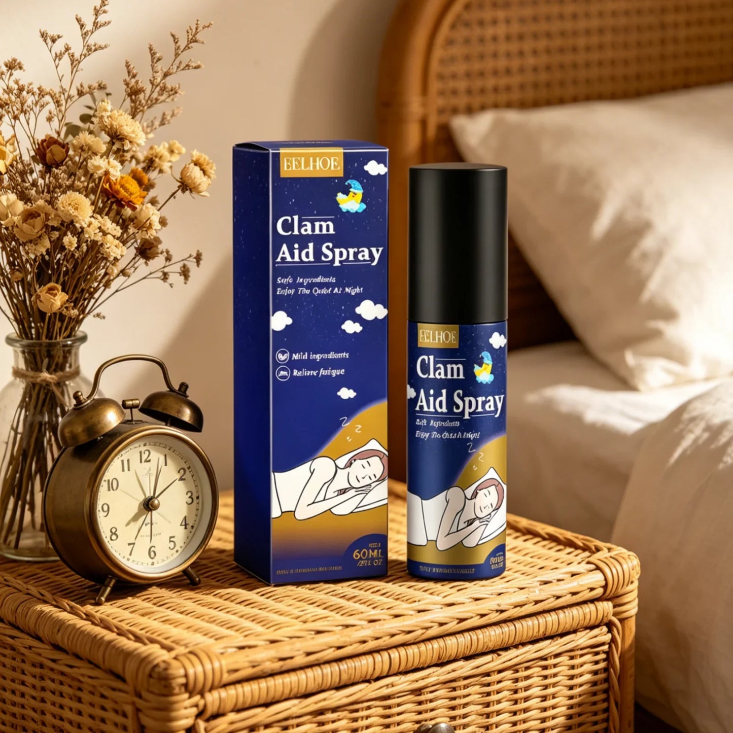 EELHOE Calming Pillow Mist Spray – Aromatic Sleep Mist 60ml
