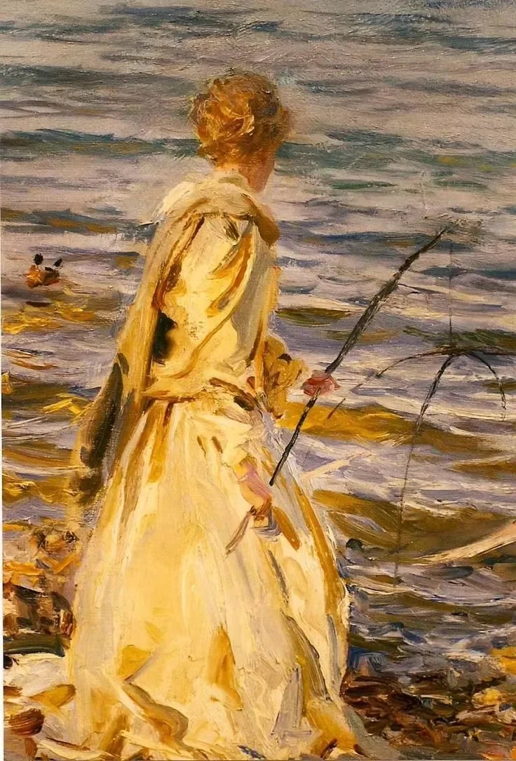 John Singer Sargent Female Portrait Canvas Wall Art Print