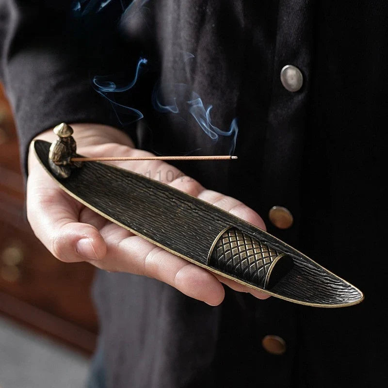Japanese Fisherman Boat Incense Stick Holder | Home Decor