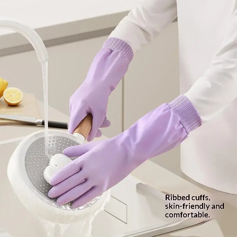 Waterproof Fleece Dishwashing Gloves – Warm, Tear-Resistant Cleaning Gloves Peaceful Pleasures Health and Wellness