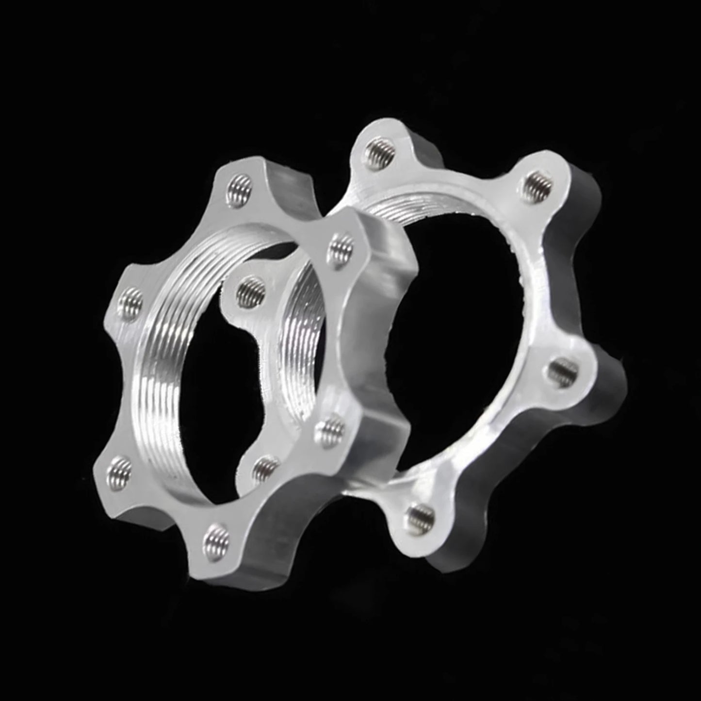 Bike Disc Brake Rotor Adapter Hardness Cycling Parts 6 Holes Brake Discs for Bicycle Decorative Accessories Peaceful Pleasures Health and Wellness