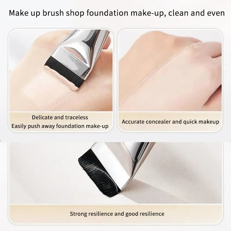 1/3/4pcs Foundation Makeup Tools Kit Foundation Brush Powder Puff And Cream Palette Portable Makeup Tool For Travel Daily Peaceful Pleasures Health and Wellness