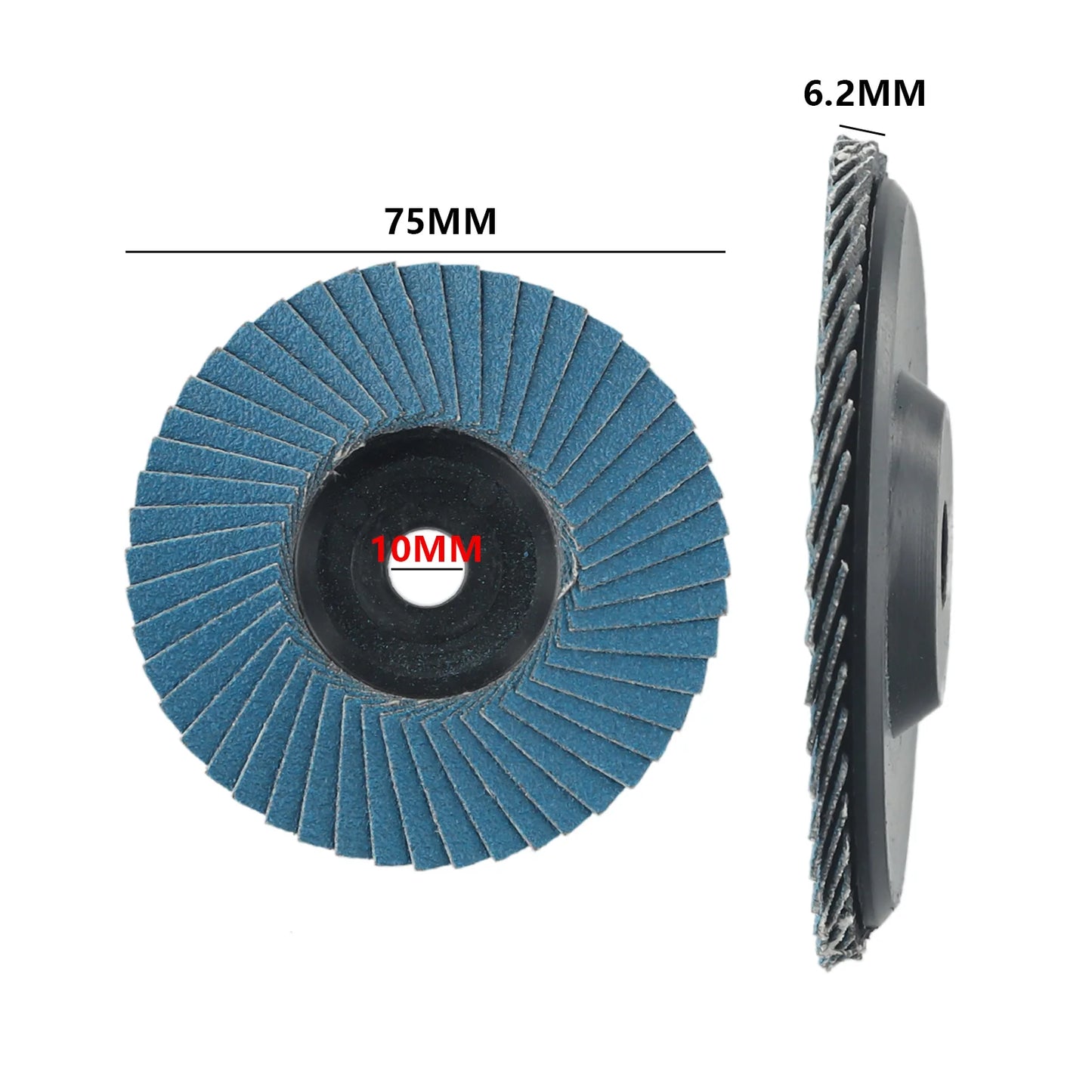 Flat Flap Discs Sanding Disc Bore Mini Angle Grinder Grinding Wheel