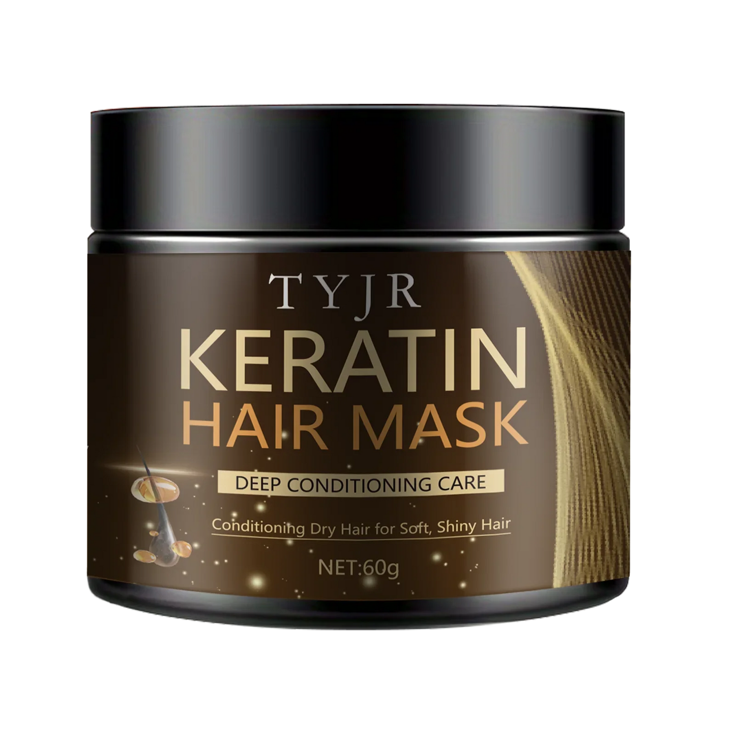 Keratin Hair Mask – Repair Damaged Frizzy Hair in 5 Seconds