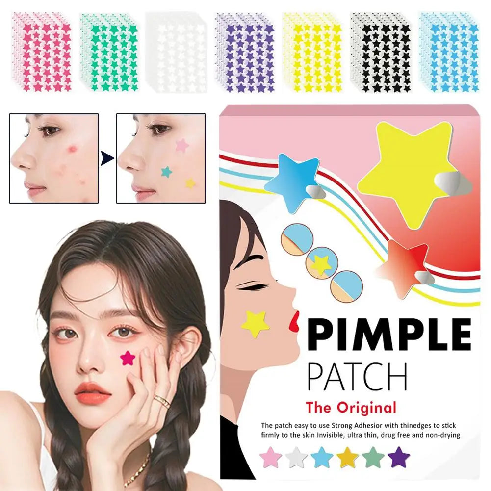 Star Shape Pimple Patches 560pcs – Invisible Acne Stickers Pimple Patch Peaceful Pleasures Health and Wellness