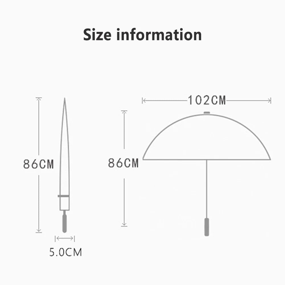 Long Handle Umbrellas Ultra Large Retro Style Umbrella J Stick 24 Ribs Dual-Use Umbrellas Strong Windproof Umbrellas Peaceful Pleasures Health and Wellness