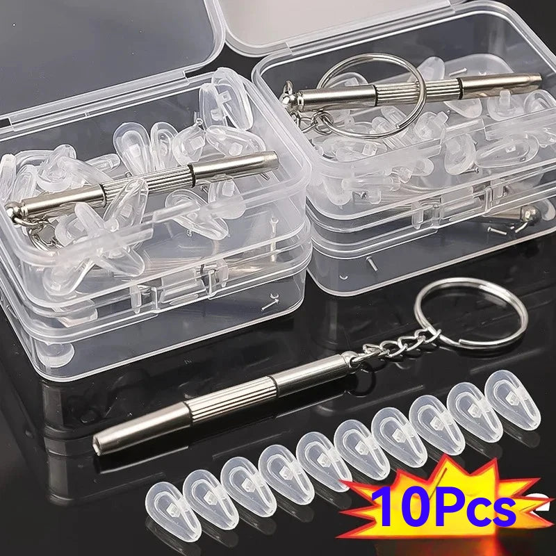 Soft Silicone Nose Pads Glasses Screwdriver-non-slip Pad Replacement