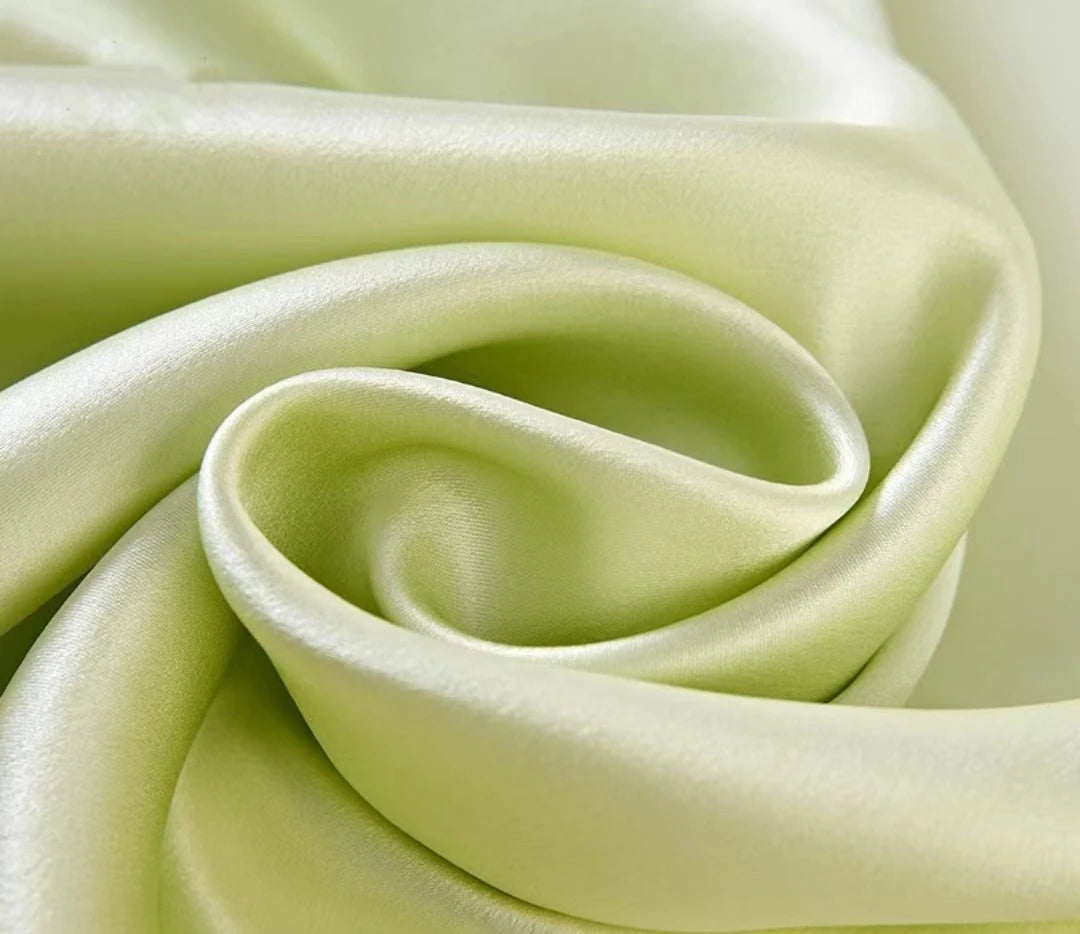100% Mulberry Silk Charmeuse Fabric 114cm Wide | Plain Dyed