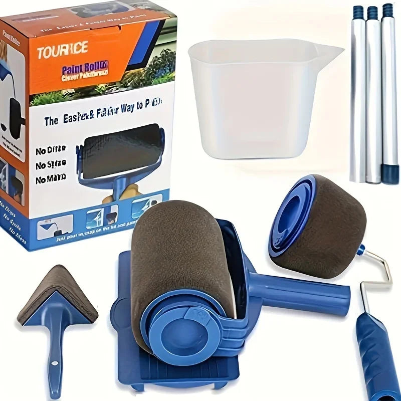 Paint Roller & Angle Brush Set – Complete DIY Wall Painting Kit
