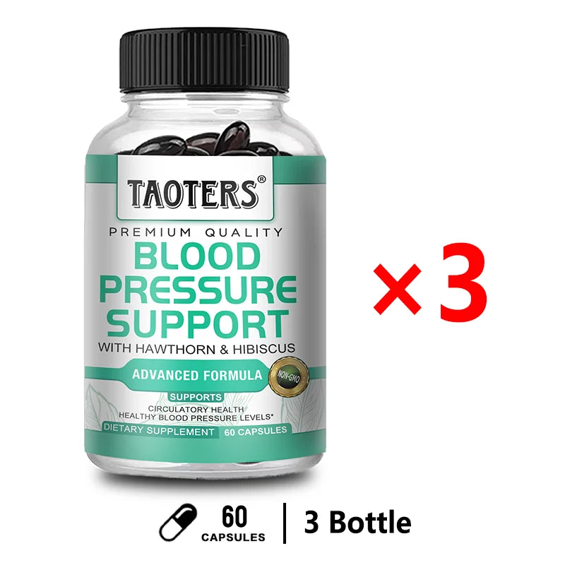 Blood Pressure Support Supplement | Heart & Vascular Capsules