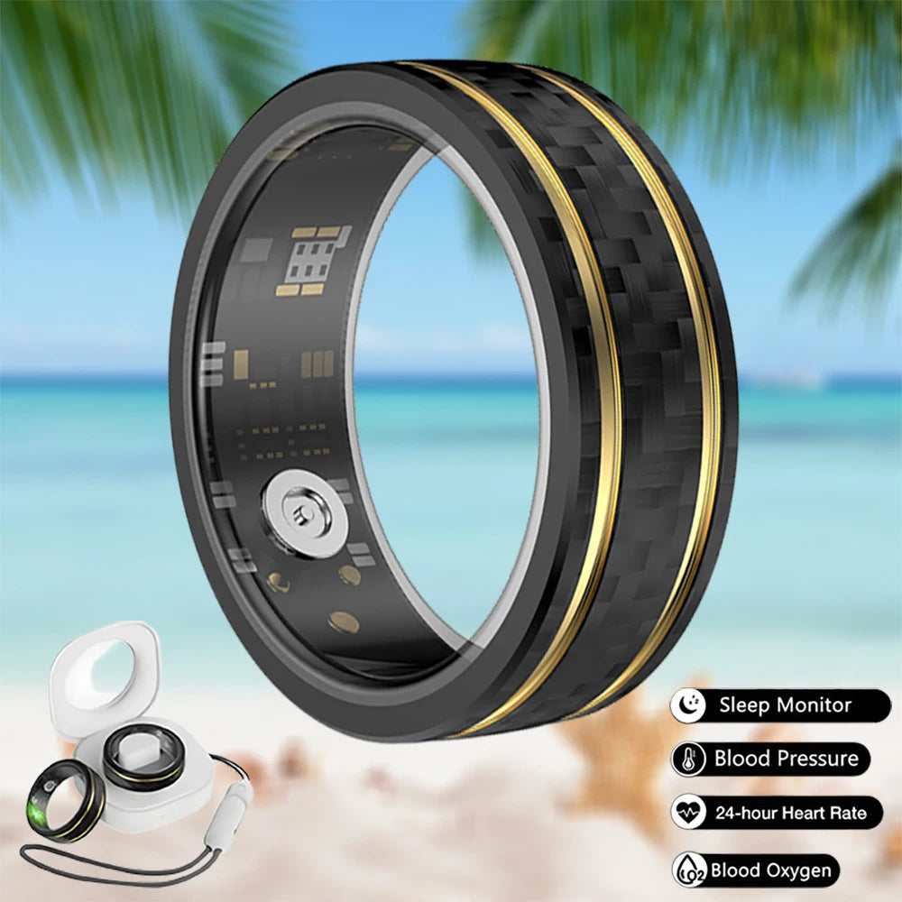 Smart Ring Health Tracker | Heart Rate, Sleep & SpO₂ Monitor