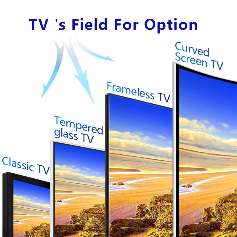 ZRGAE 4K Android Smart TV – 32 to 100 Inch LED LCD with WiFi