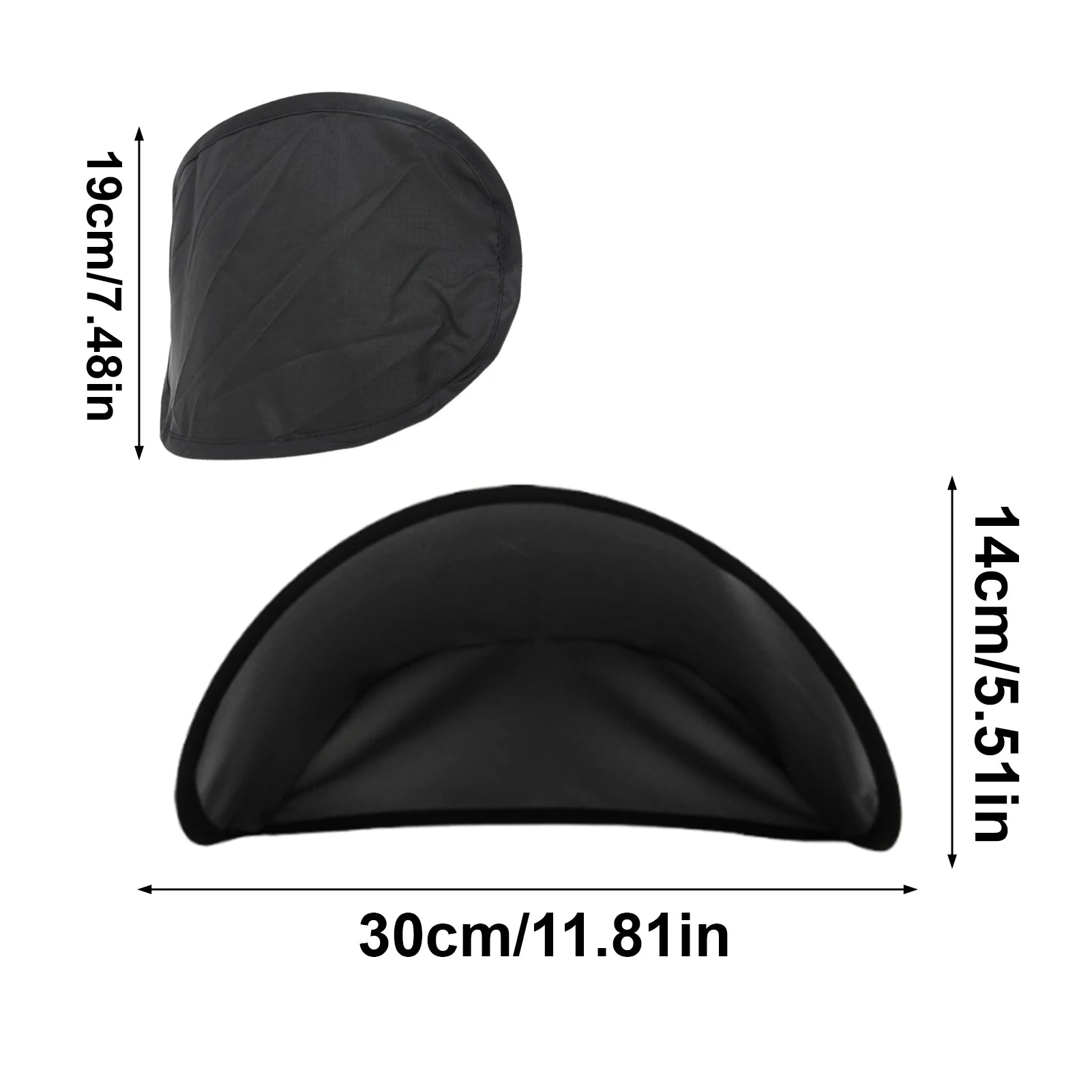 Car GPS & Phone Dashboard Sunshade Visor Cover | Anti-Glare Dashboard Sunshade Cover Peaceful Pleasures Health and Wellness Black