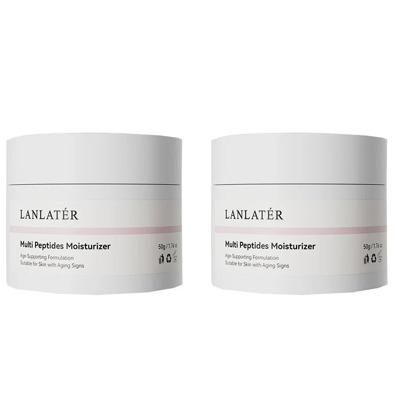 Polypeptide Anti-Wrinkle Firming Face Cream Deep Hydration Brighten Dull Skin Minimize Fine Lines Moisturizing Day Night Cream Peaceful Pleasures Health and Wellness 50gx2 pieces