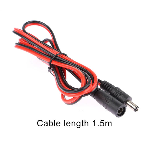 16AWG DC Power Extension Cable 5.5x2.1mm Female to Male 1.5m DC Power Cable Peaceful Pleasures Health and Wellness