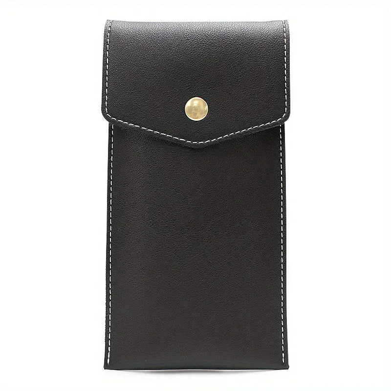 PU Leather Pencil Case Storage Bag Student Glasses Portable