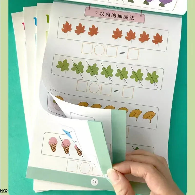 64 Pages Children Addition Subtraction Book Learning Mathematics