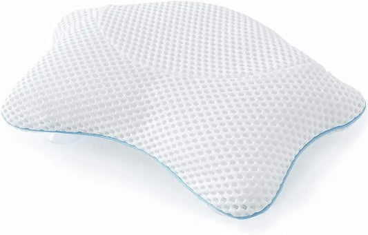 Luxury Spa Bathtub Pillow – Quick-Dry Air Mesh, 4 Suction Cups Bath Accessories Peaceful Pleasures Health and Wellness United States