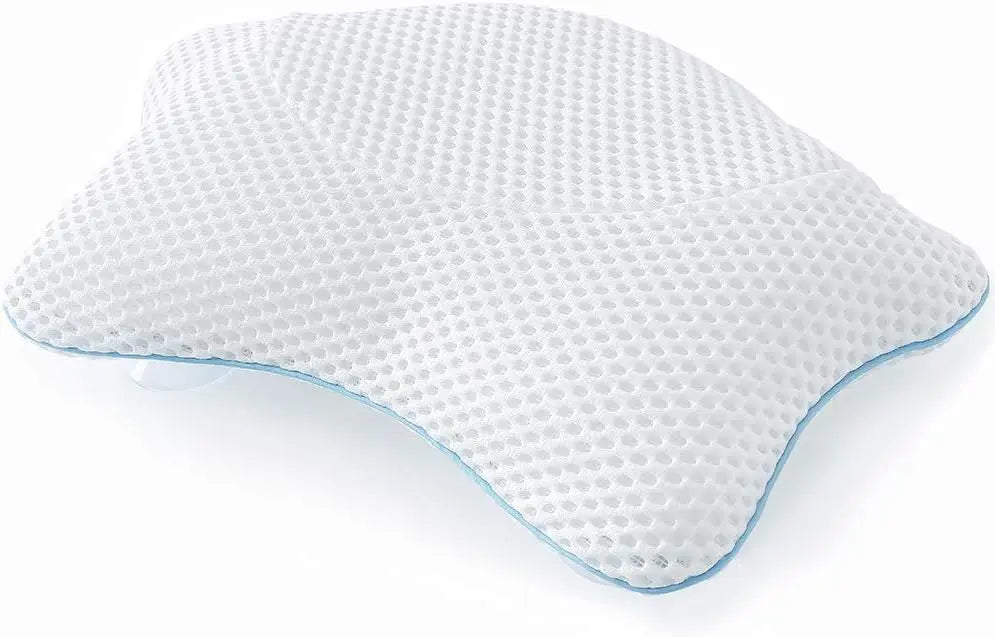 Luxury Spa Bathtub Pillow – Quick-Dry Air Mesh with 4 Suction Cups Peaceful Pleasures Health and Wellness United States