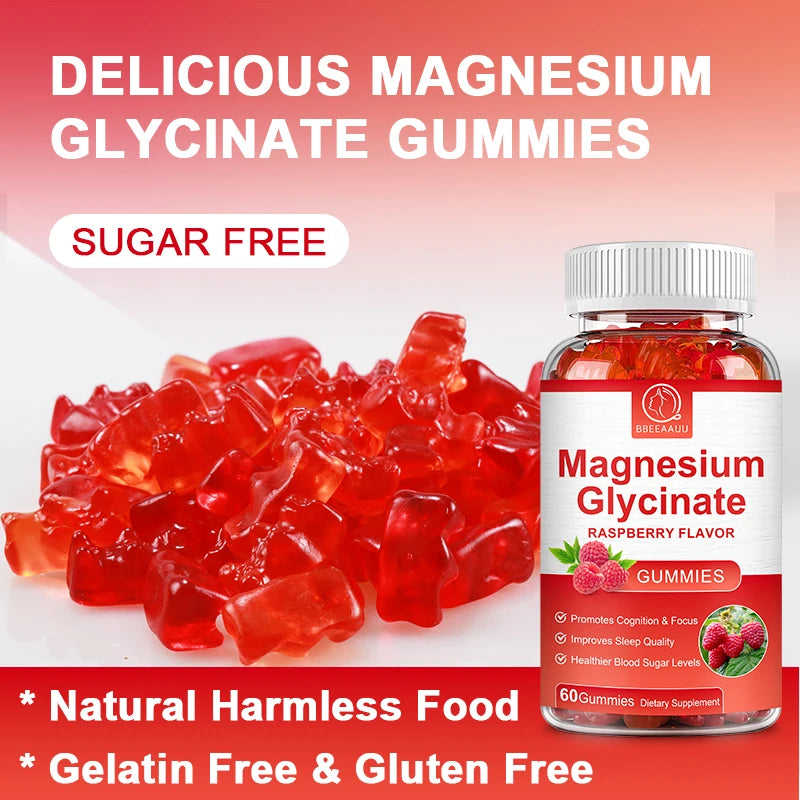 Magnesium Glycinate Gummies – Sleep, Calm & Muscle Support Dietary Supplement Peaceful Pleasures Health and Wellness