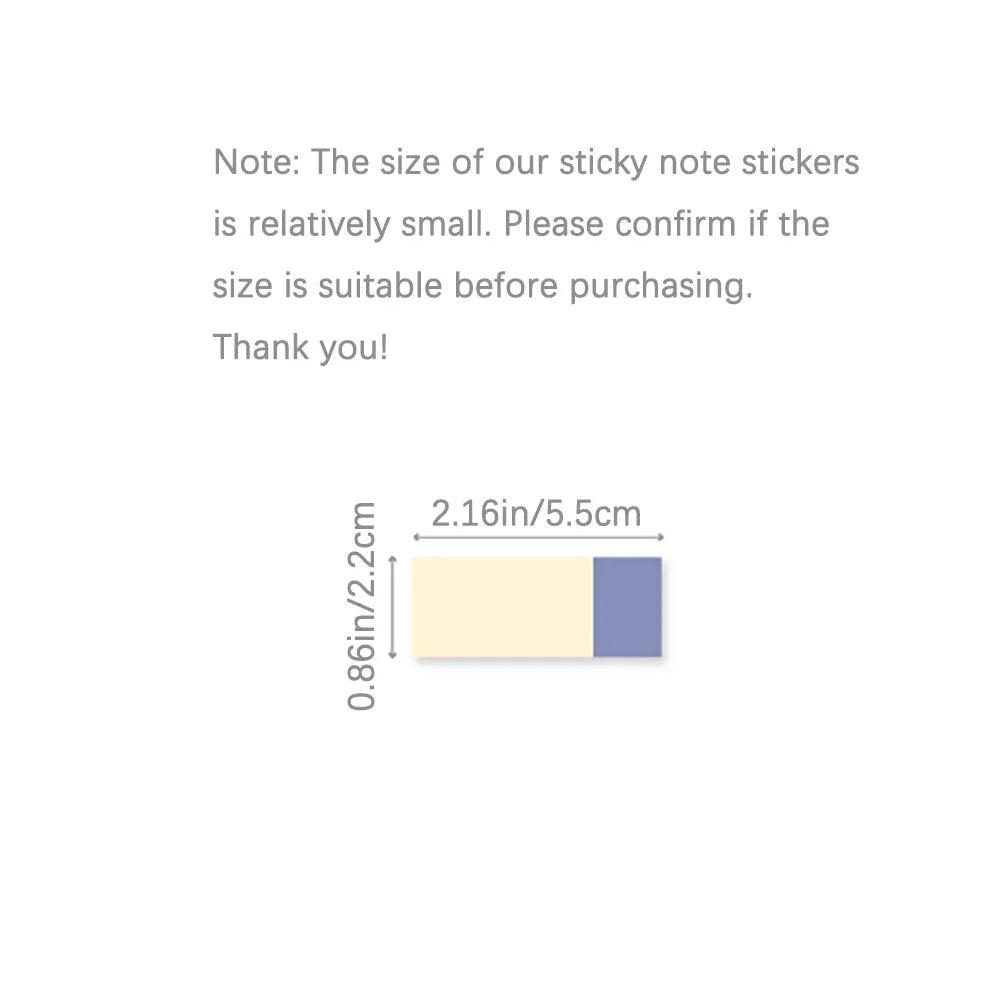 120 Sheets Combination Sticky Notes Roaming Plan Star Schedule