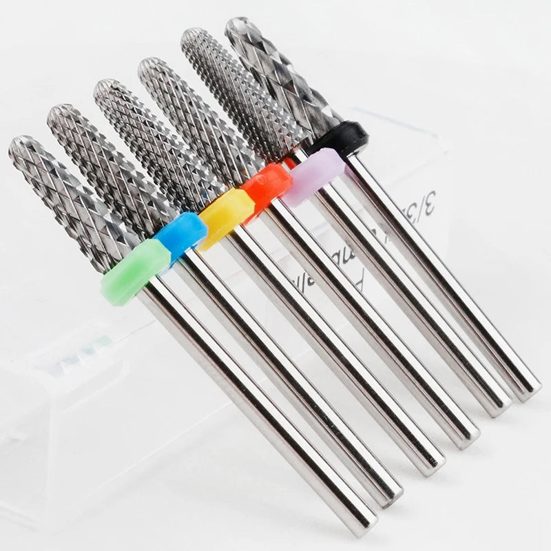 Manicure Tungsten Steel Grinding Head Polishing Removing Manicure Tools Corn Head Dead Skin Grinding Machine Accessories Peaceful Pleasures Health and Wellness