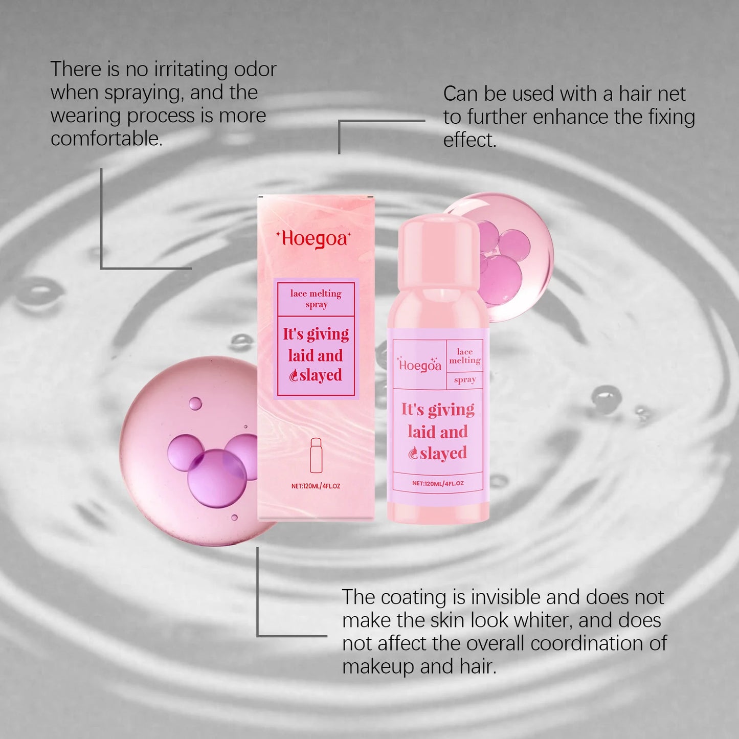 Lace Front Wig Adhesive Spray | Invisible Bond Strong Hold 120ml