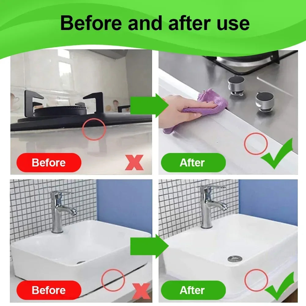 Waterproof Self-Adhesive Caulk Strip – Kitchen & Bathroom Seal Waterproof Caulk Strip Peaceful Pleasures Health and Wellness